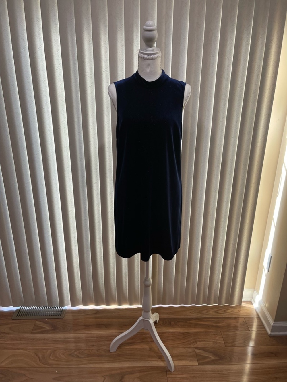 BCBGeneration Sleeveless Navy Shift Dress